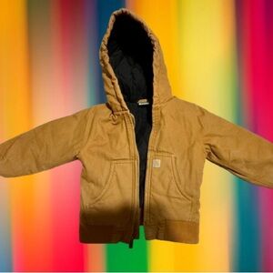 Boys Carhartt Tan Insulated Jacket